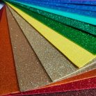 Hârtie Gumată Mare cu Sclipici - EVA Foam cu sclipici - 2mm